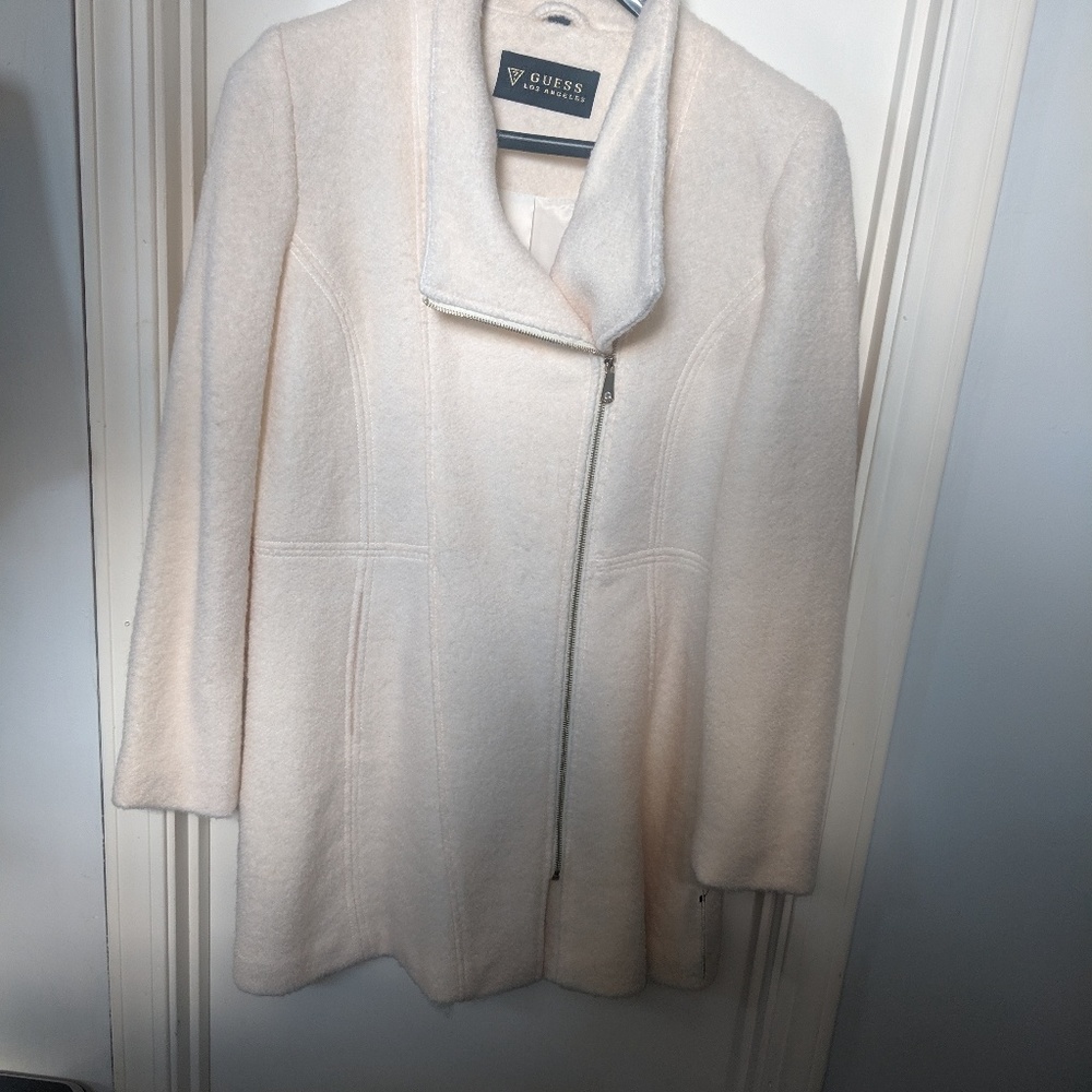 Guess wool blend new dress coat xl